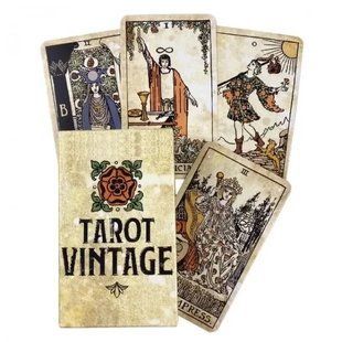 Карты Винтажное Таро Райдера-Уэйта 78 карт Vintage Tarot 3177896574 фото