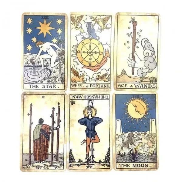 Карты Винтажное Таро Райдера-Уэйта 78 карт Vintage Tarot 3177896574 фото