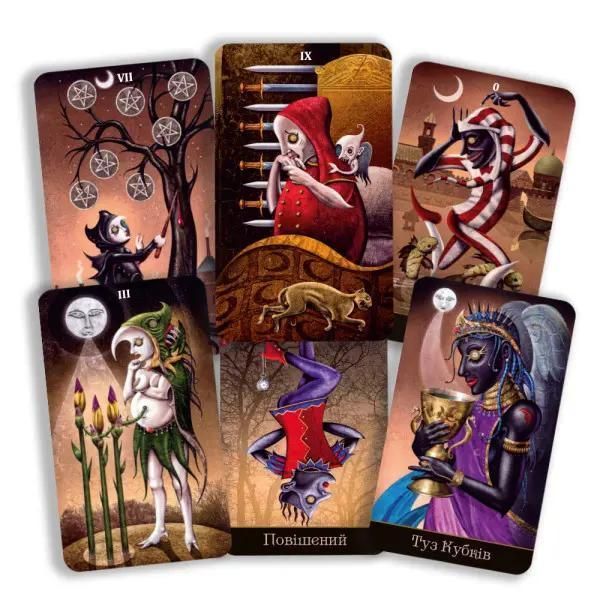 Карты Таро Безумной луны Deviant Moon Tarot 78 карт (Украинская версия) 3178488982 фото